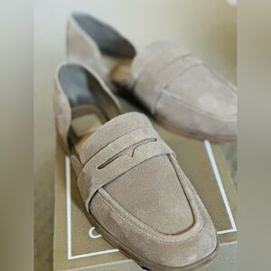 Dolce Vita Moyra d'Orsay 8.5 Penny Loafer - Truffle Suede NWT